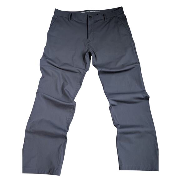 Rhone Commuter Pant Mens 38x30 Dark Gray Flat Front Pants - Picture 1 of 7